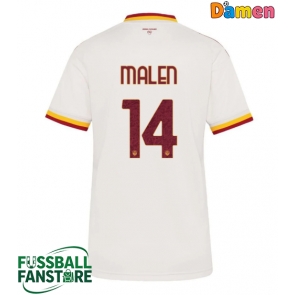 AS Roma Donyell Malen #14 Replik Auswärtstrikot Damen 2026-27 Kurzarm